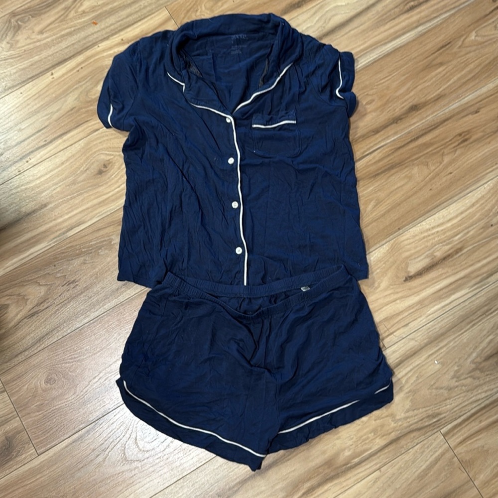 Stars above Navy blue matching pajama set